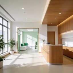 Modern clinic interior