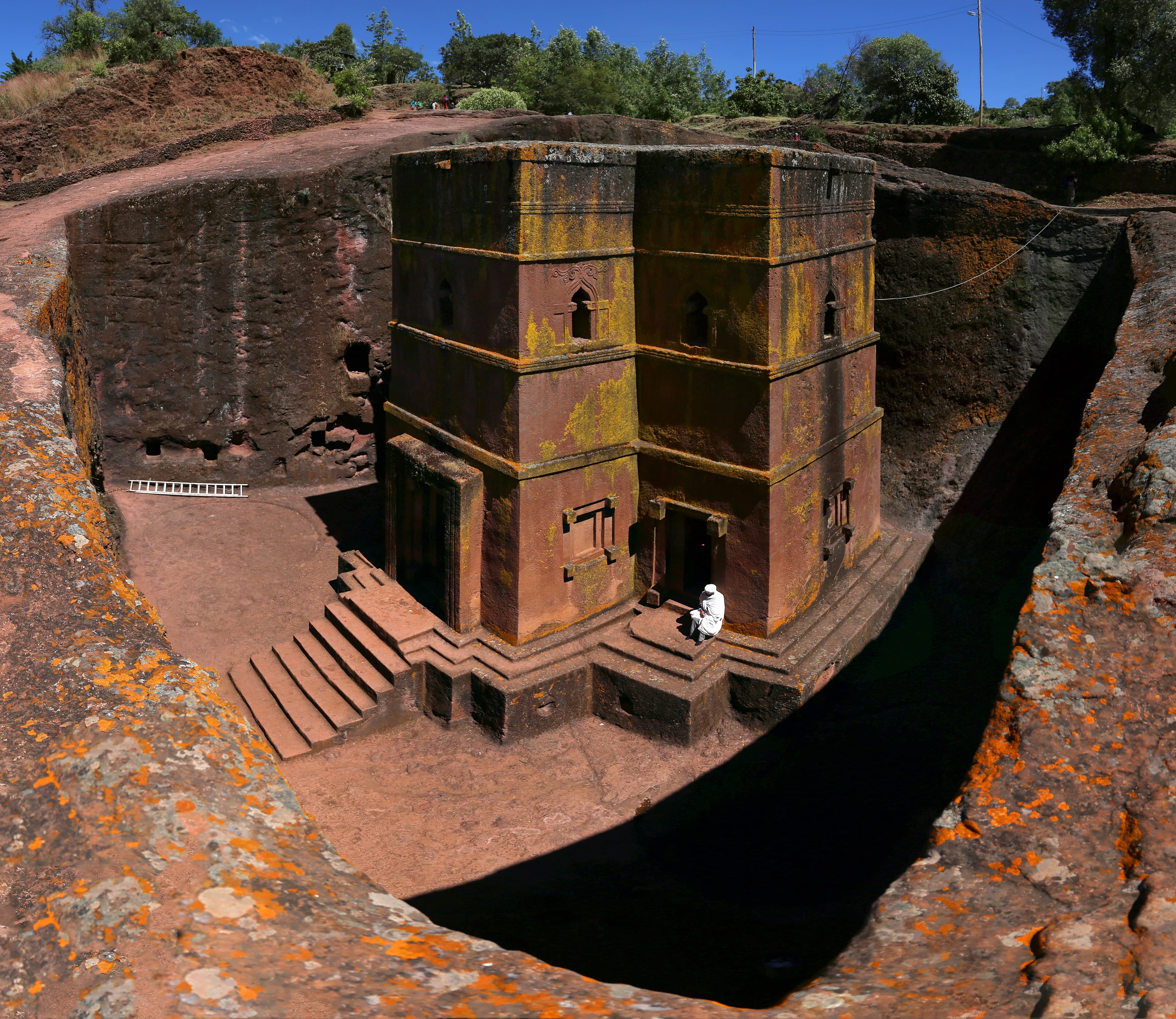 Rock-Hewn Churches, Lalibela — photo by Sailko via Wikimedia Commons